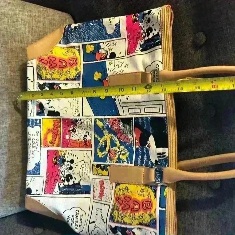 Disney Mickey Mouse Comic Strip Purse Handbag Tote - Picture 8 of 16